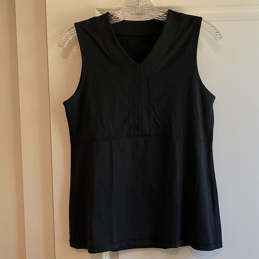 Lululemon 10 black tank top EUC